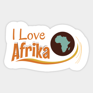 I love afrika Sticker